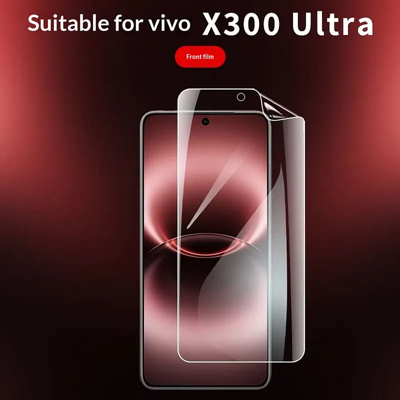 Full Cover Matte Hydrogel Screen Protector - Ultra Clear Soft TPU Film, No Glass