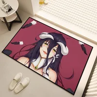 Door Mat Sexy For Girl Living Room Bedside Decoration Bed Floor Bath Kitchen Anime OVERLORD Albedo Entrance Carpet Large Rug 2