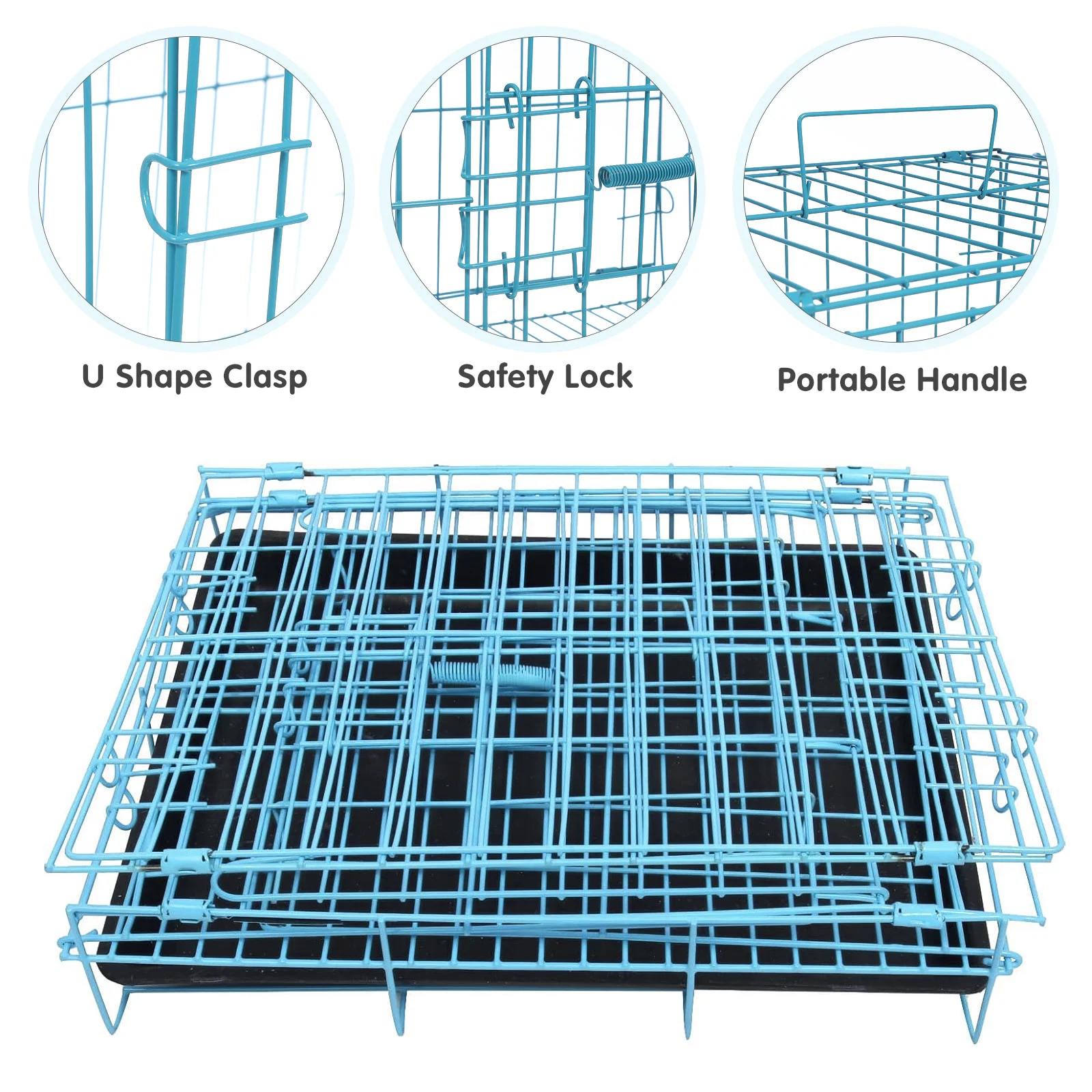 Metal Crate w/Removable Tray 2