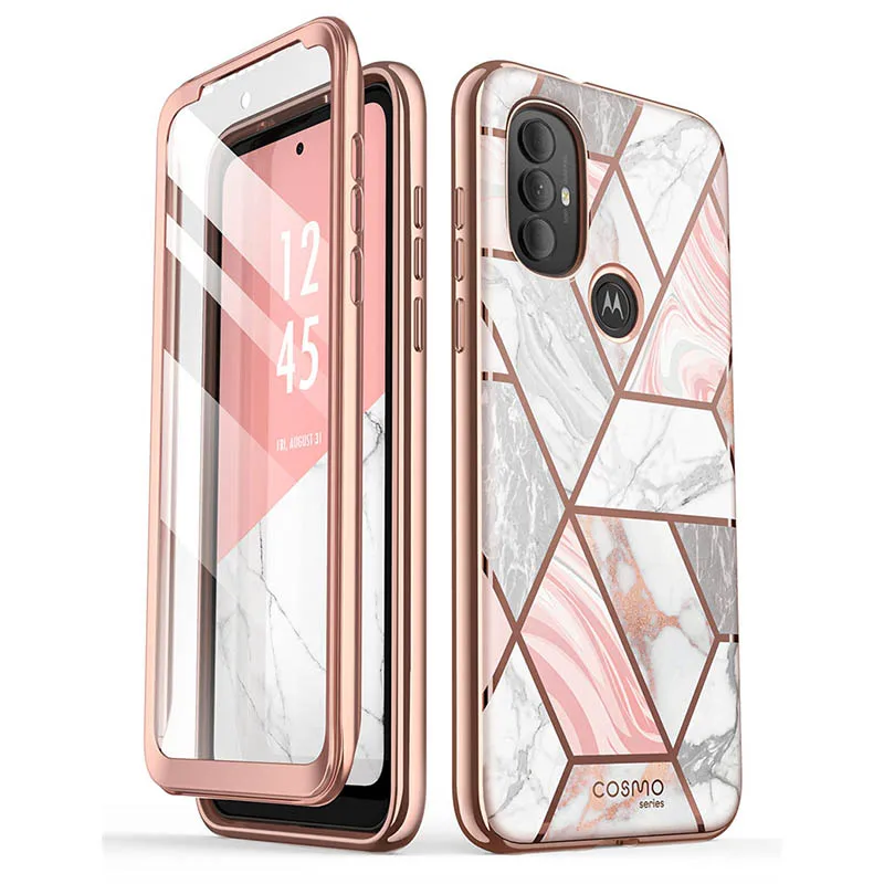 Per Custodia Moto G Power (2022) I-Blason Custodia Protettiva Elegante E Sottile Progettata Cosmo Chic Con Protezione Dello Schermo Integrata