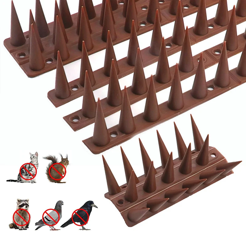

45CM Plastic Spikes Anti-Theft Anti Climbing Security Fence Anti Bird Deterrent Animal Prevent Cats Birds Garden Appliances