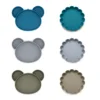 1PC Baby Silicone Dishes Dining Bowls Pumpkin Shape Feeding BPA Free Tableware Cartoon Plates Children Baby Feeding Dinner Bowl 1
