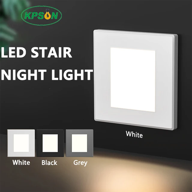 Smart Motion Sensor LED บันไดโคมไฟติดผนังโคมไฟเหนี่ยวนํามนุษย์โคมไฟในร่ม Entrance ห้องโถง Foyer บันได Night Lights 1