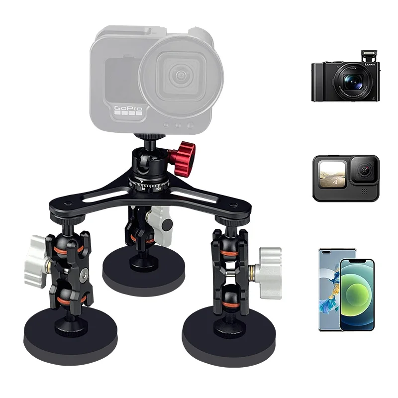 High Quality Factory Price Magnetic Car Mount Bracket for Action GoPro Cameras