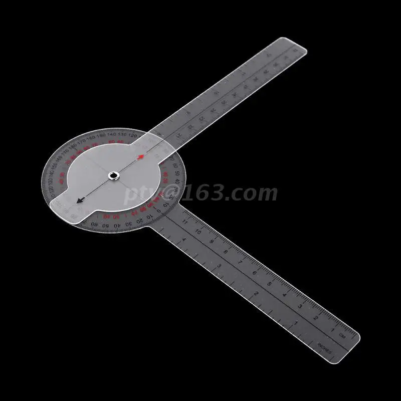 13inch 33cm Goniometer Medical Joint Ruler Calibrated Orthopedics Angle Rule Spinal Finger Angle Ruler Protractor digital angle protractor angle measuring tool angle protractor