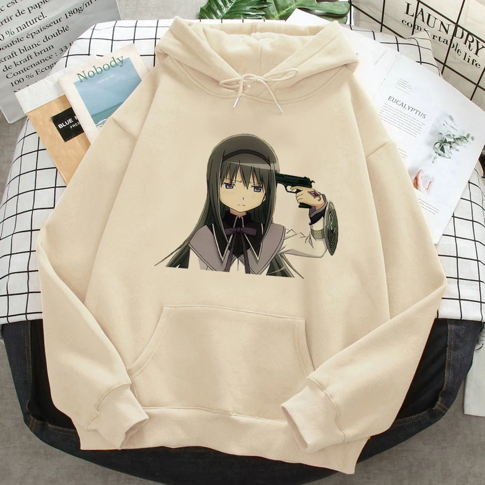 

Puella Magi Madoka Magica hoodies women sweat y2k harajuku anime japanese Pullover female graphic clothes