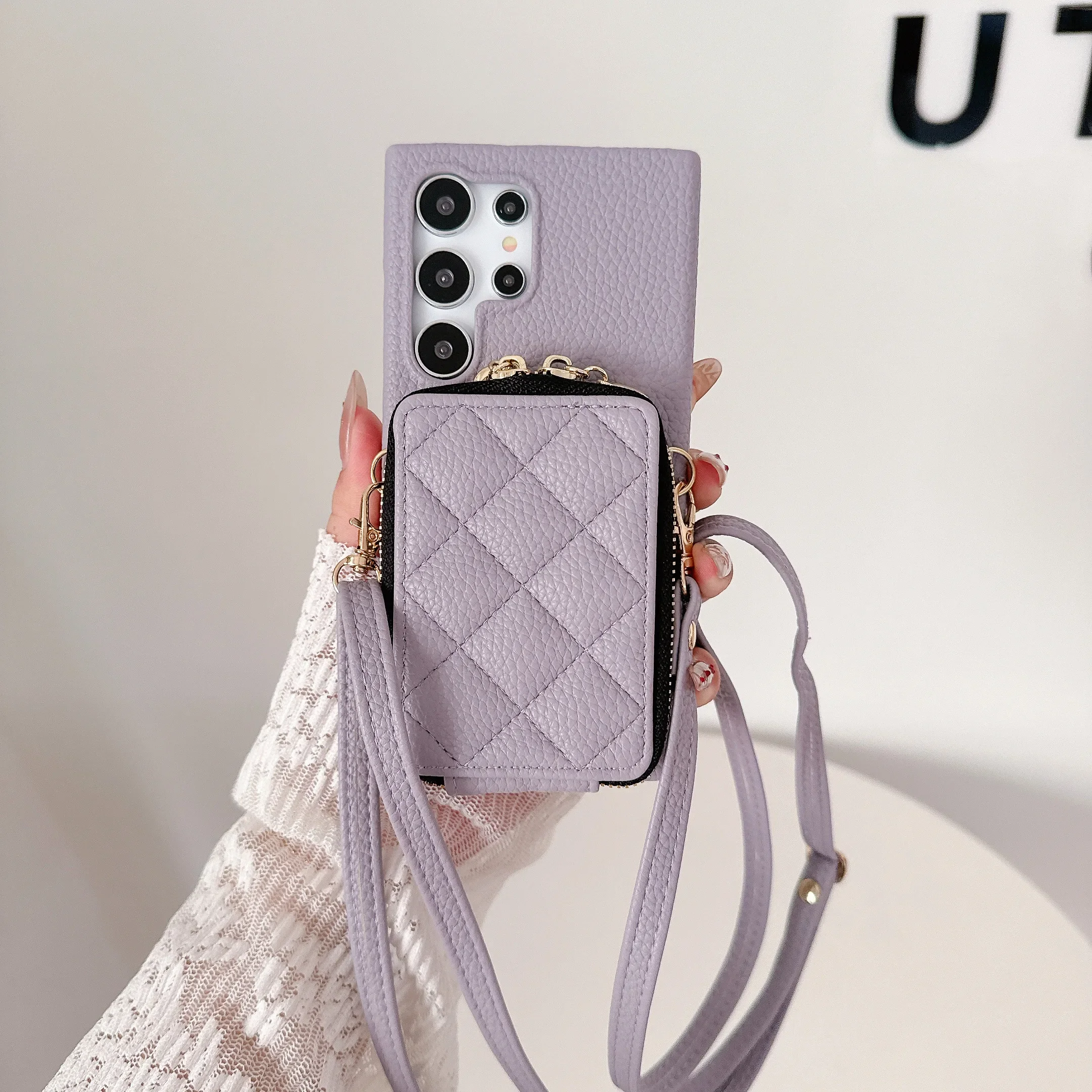 Crossbody Phone Case With Card Holder For Samsung Galaxy Models_voghion.com
