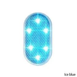 Magnetic USB - Rechargeable Wireless LED Interior Car Lights (Glue Ice Blue)