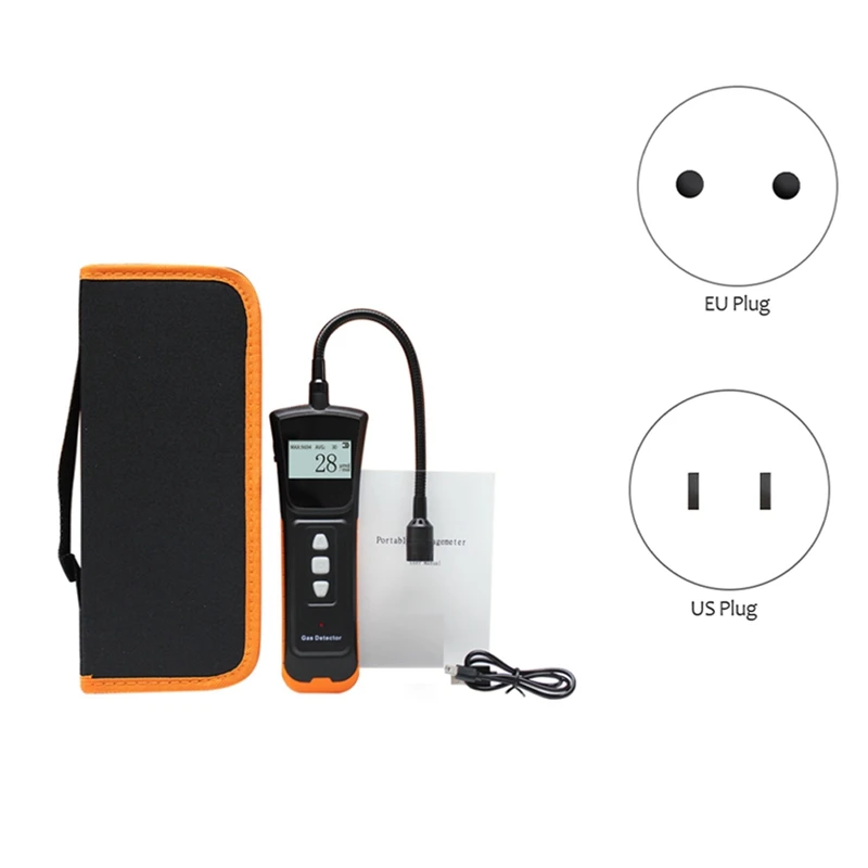 

1 Piece Auto Alarm Gas Detector Leak Tester For Methane Gas, Natural Gas, Liquefied Petroleum Gas, Combustible Gas US Plug