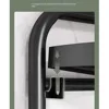 Corner Rack Foldable Corner Shelf Fan-Shaped Corner Storage Rack Steel Shelves 4