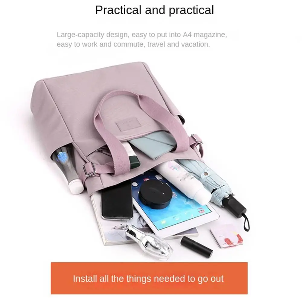 Women's Korean Version One Shoulder Canvas Bag Fashion Literature And Art College Student Backpack Class Tutorial Canvas Bag