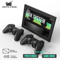 DATA FROG PS10 Портативная игровая консоль в стиле ретро 1280P FHD Встроенный Wi-Fi 64 ГБ с портативным игровым устройством 15000 игр
