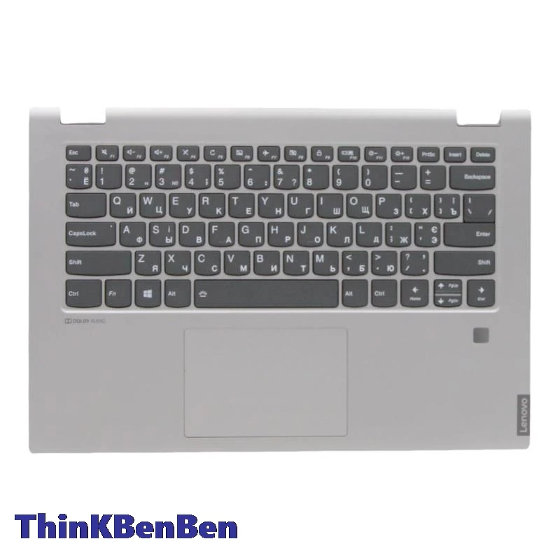 

UKR Ukrainian клавиатура с подсветкой GY PL верхний корпус для рук чехол для Lenovo Ideapad C340 Flex 14 IAP IML IWL 5CB0S17474