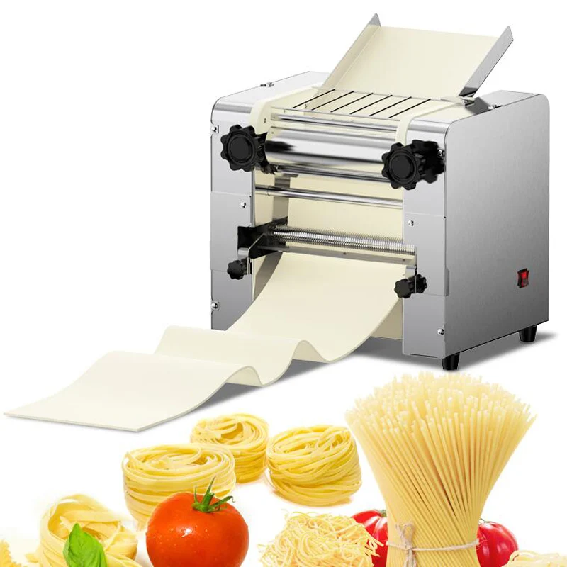 

Commercial thickening automatic noodle machine home small stainless steel electric noodle press machine dumpling