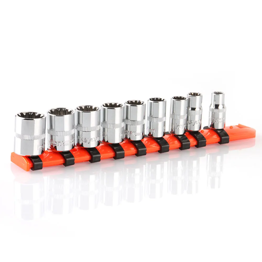3/8 Inch Drive 6-14mm Socket Set Accessories 12-Tooth Chrome Vanadium Steel For Electric Wrench Pneumatic Wrench Socket Wrench 4