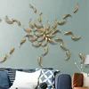 4Pcs Resin Carp Golden Fish Wall Hanging Ornament Personality Fish Figurine For Home Restaurant Background Wall Decor 3