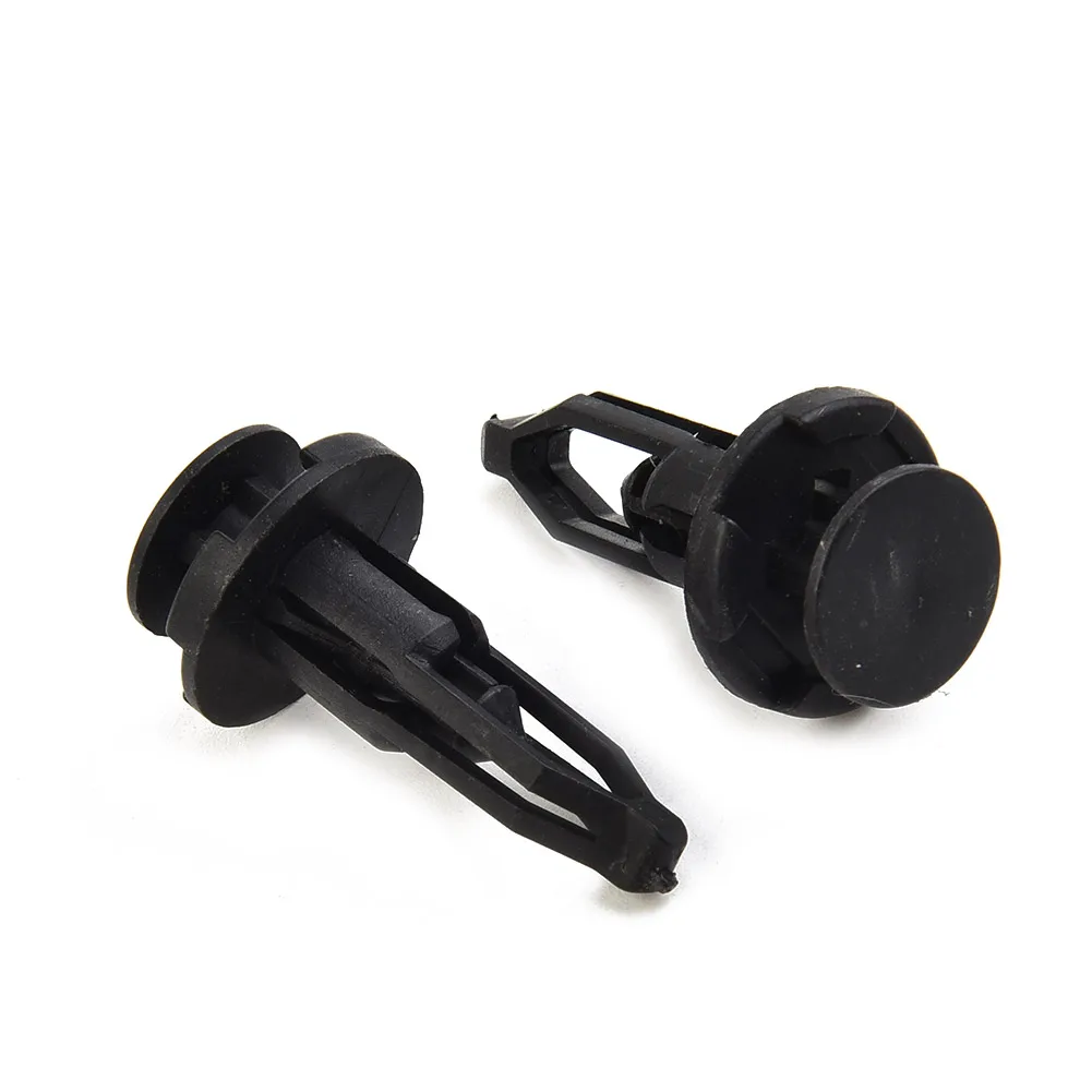 100 stücke 9mm Auto Stoßstange Hintere Abdeckung Push-typ Clamp Schwarz Kunststoff Feste Clip Befestigungen Für Toyota 52161-16010 – Detail 15