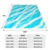 Puakenikeni Single Leis On Turquoise Blanket Flannel Breathable Throw Blankets Sofa For Home Bedroom Throws Bedspread Quilt 3