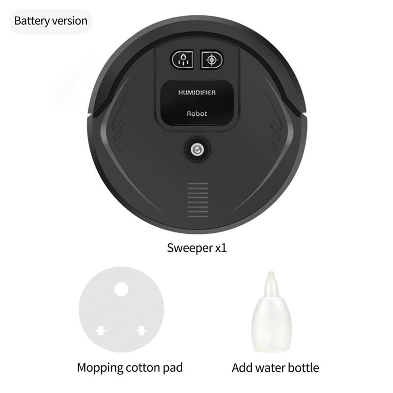 1set In One Machine Wipe Floor and Sweeper Floor Auto Disinfection Powerful Suction Humidify Vacuum Cleaner Smart Sweeping Robot bona spray mop Sweepers & Mops