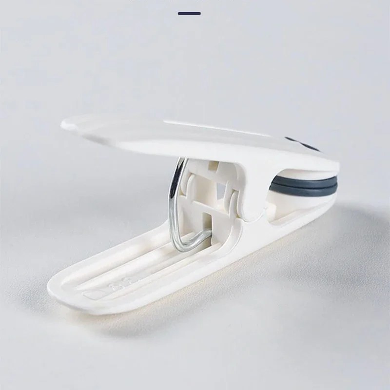 Plastic 12 Non-marking Clip Drying Rack Windproof Fixed Clothes Drying Clip Socks Bed Linen Soft Rubber Non-slip