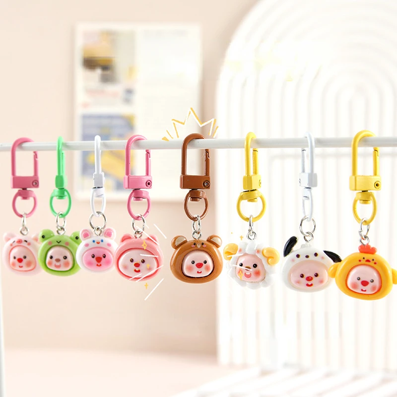 Keychain Cute Cartoon Loopy Key Chain Pendant Lovers Girlfriends Student Backpack Ornaments Birthday Gifts Children's Toys. 2