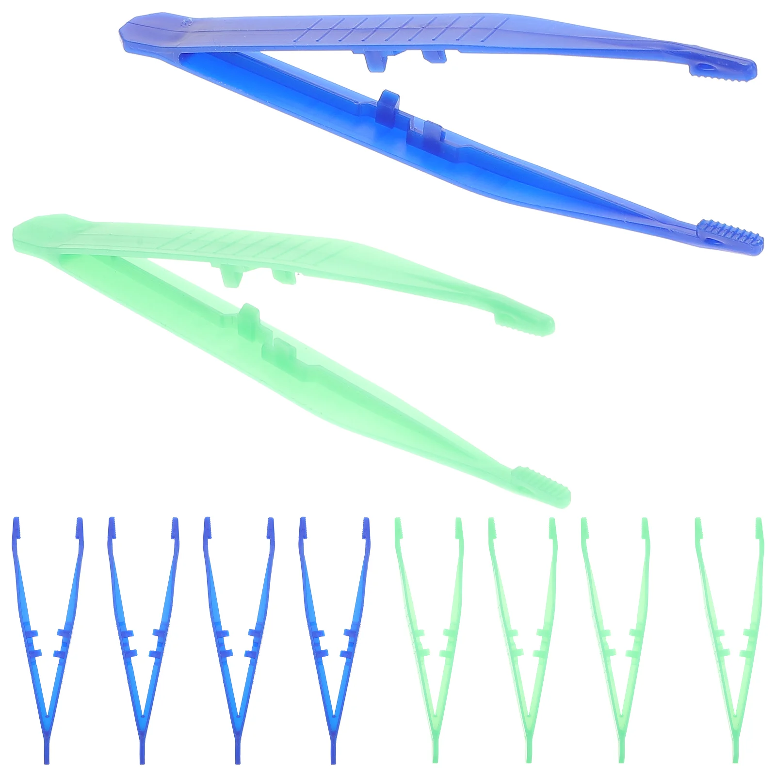 

WINOMO Plastic Craft Forceps For Medical Beads Small Disposable Craft Forceps For Tools Forceps For Crafts DIY Jewelry Making