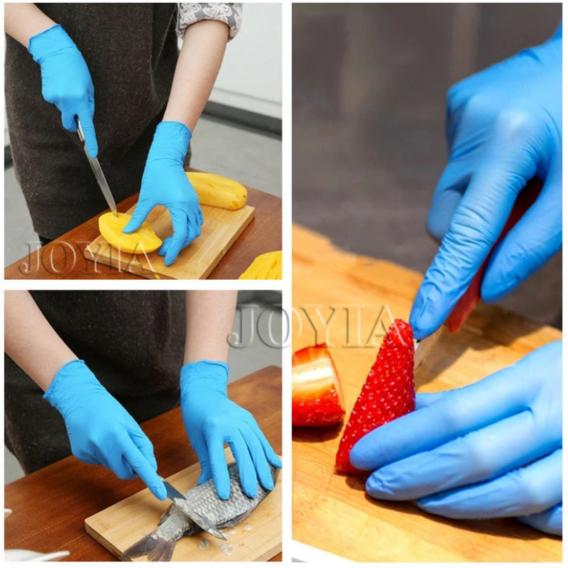 Black Disposable Nitrile Gloves 50 100pcs Latex Powder Free Small Medium Large Pink Tattoo Glove Work Kitchen Cooking XS XL disposable gloves nitrile gloves