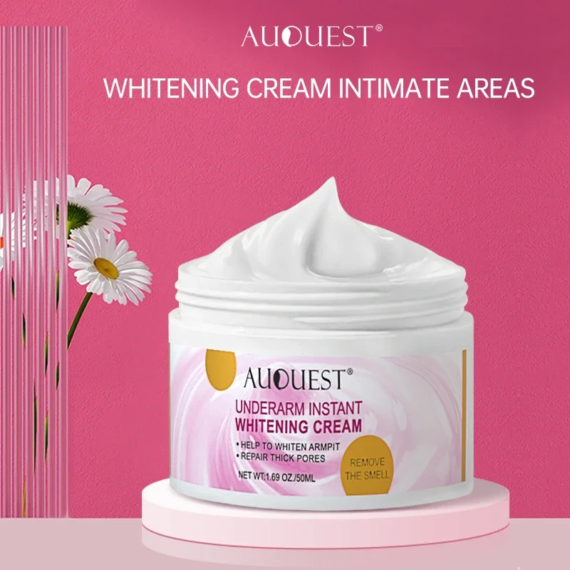 Whitening Body Cream AUQUEST Collagen Underarm Whitening Cream Bikini Private Intimate Parts Body Lotion Dark Skin Whitening Body Care