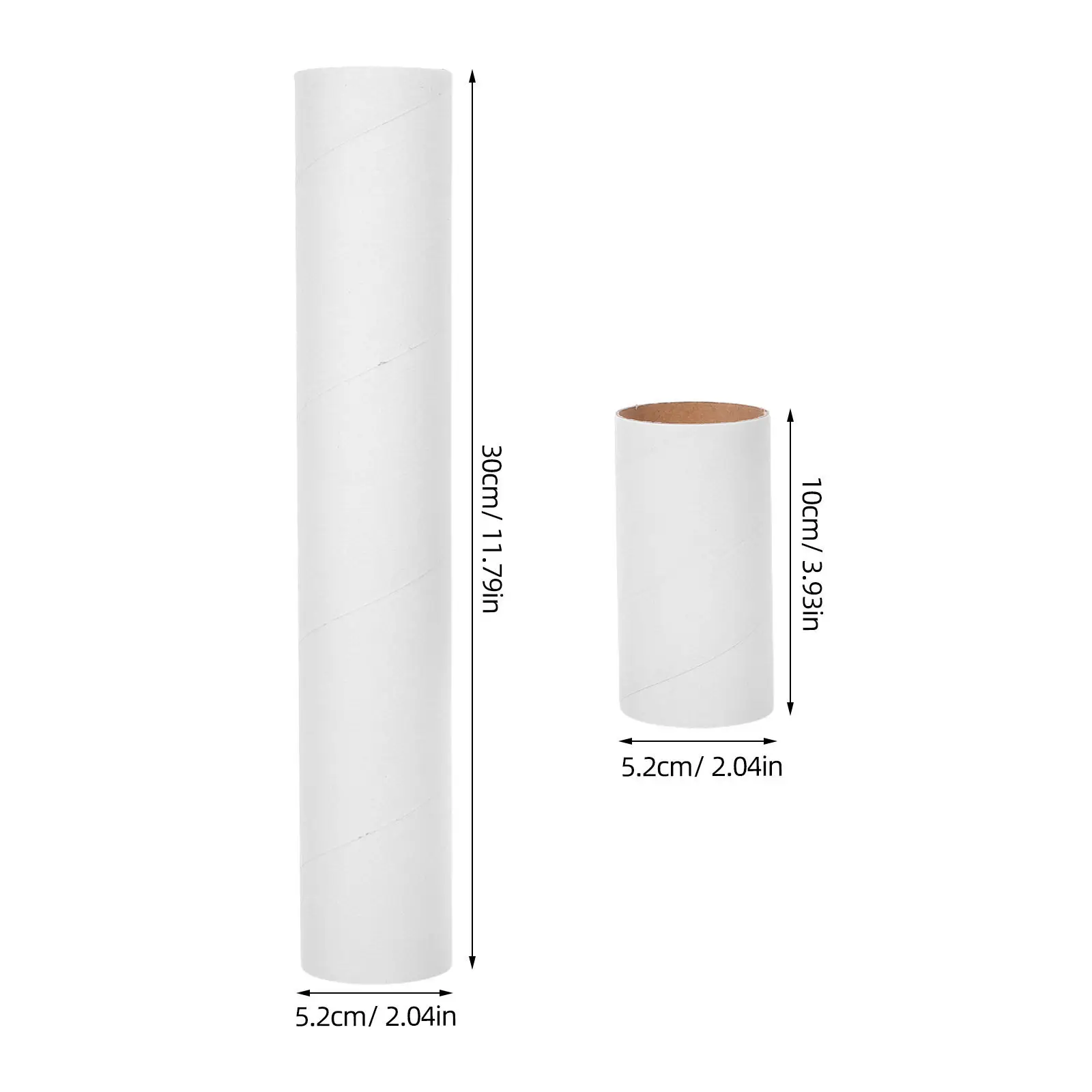 12Pcs 크래프트 종이 튜브 어린이를위한 빈 DIY 공예 롤 성인 그림 그리기 장식 미술 프로젝트 교실 홈 스튜디오