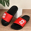 Trendy Men's Athletic Slides Durable Thick EVA Sole Lightweight Casual Home & Outdoor Wear Slides Summer utdoor Beach Slippers 2