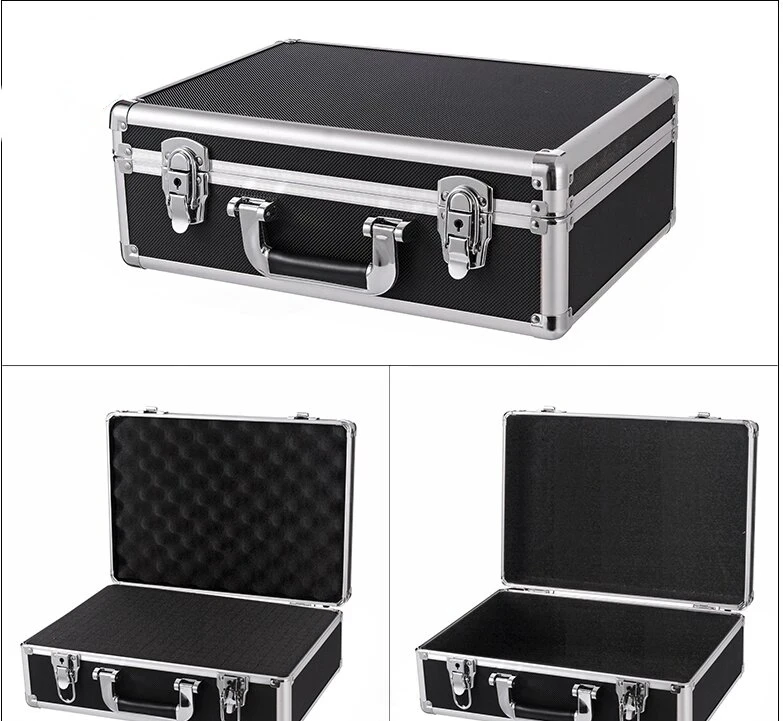 Aluminum Alloy Tool Box tool storage box parts storage box storage organizer box Aluminium Equipment Case Toolbox Organizer Large Capacity Protable Suitcase Pelican Case Hard Toolbox