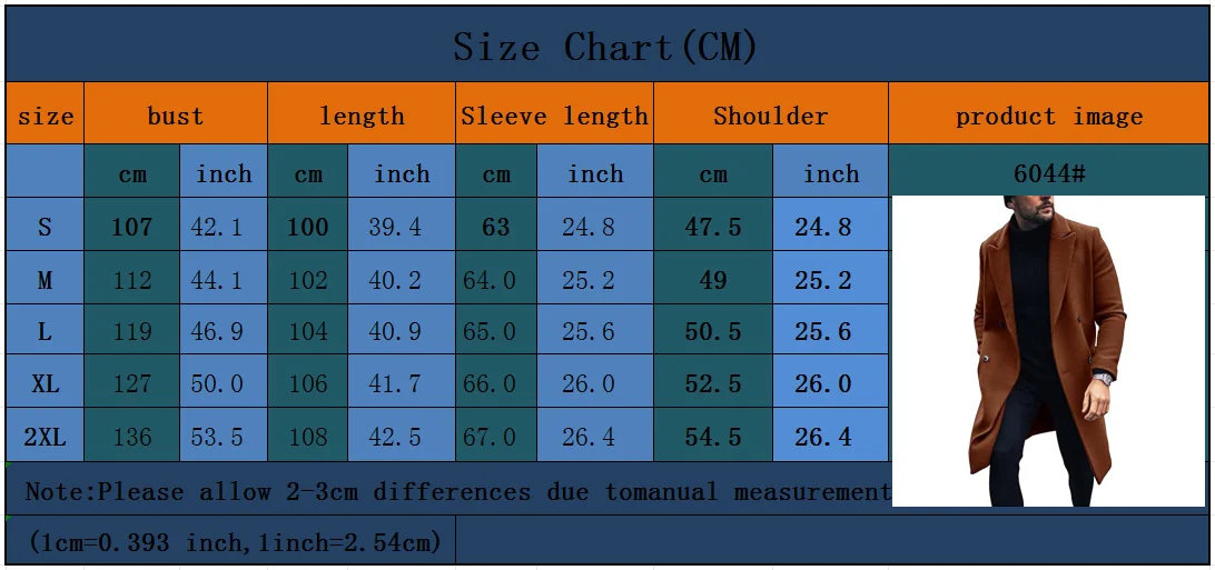 New 2023 Woolen Coat Men's Thickened Coat Explosive Single Fabric Windbreaker_voghion.com