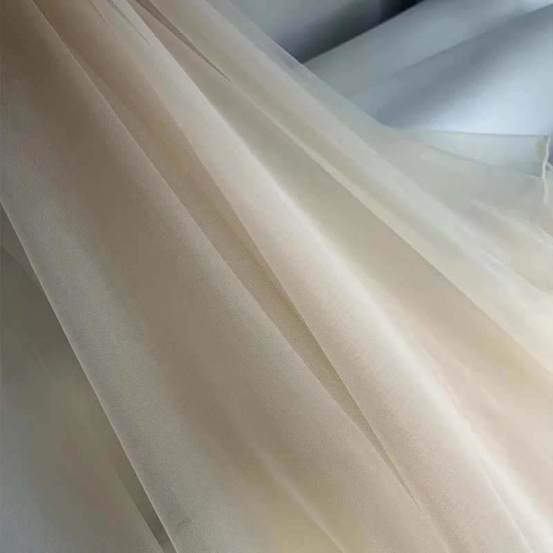 Soft Pink Blush Tulle Fabric