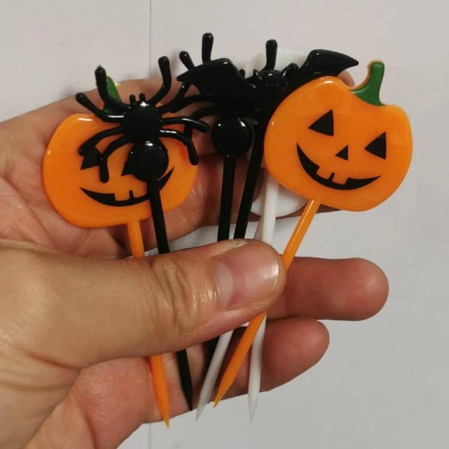 Conjunto de 6 peças multiusos de desenho animado de Halloween