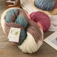 250g 3ply yarn Wool Yarn Large capacity Soft  Assorted Colors coarse yarn to make sweaters Handmade toys hat gloves 뜨개실пряжа 2