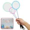 10Pcs Long Handle Portable Fish Net Diameter 7/9.5/10cm Round Aquarium Fish Tank Little Fish Shrimp Landing Net Cleaning Tool 6