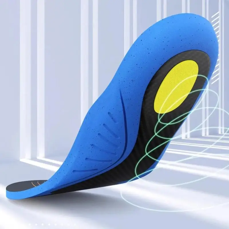 Enhanced Performance Carbon Fiber Insoles for Sports Running and Shock Absorption