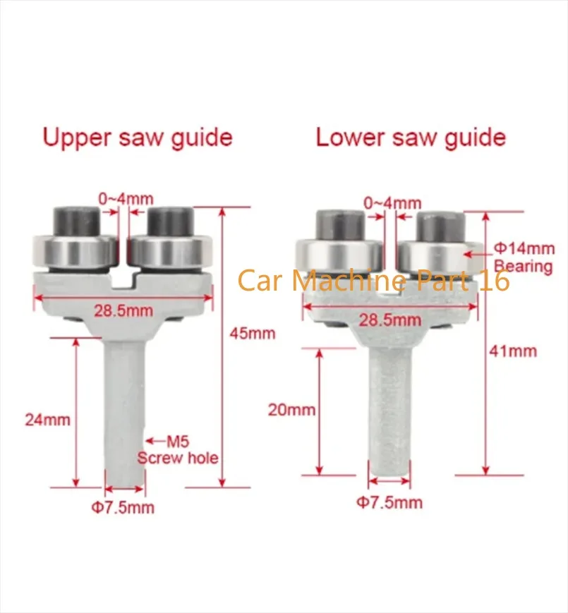 NEW Bandsaw Blade Guides Wood Band Saw Ball Bearing Blade Guide For 9\