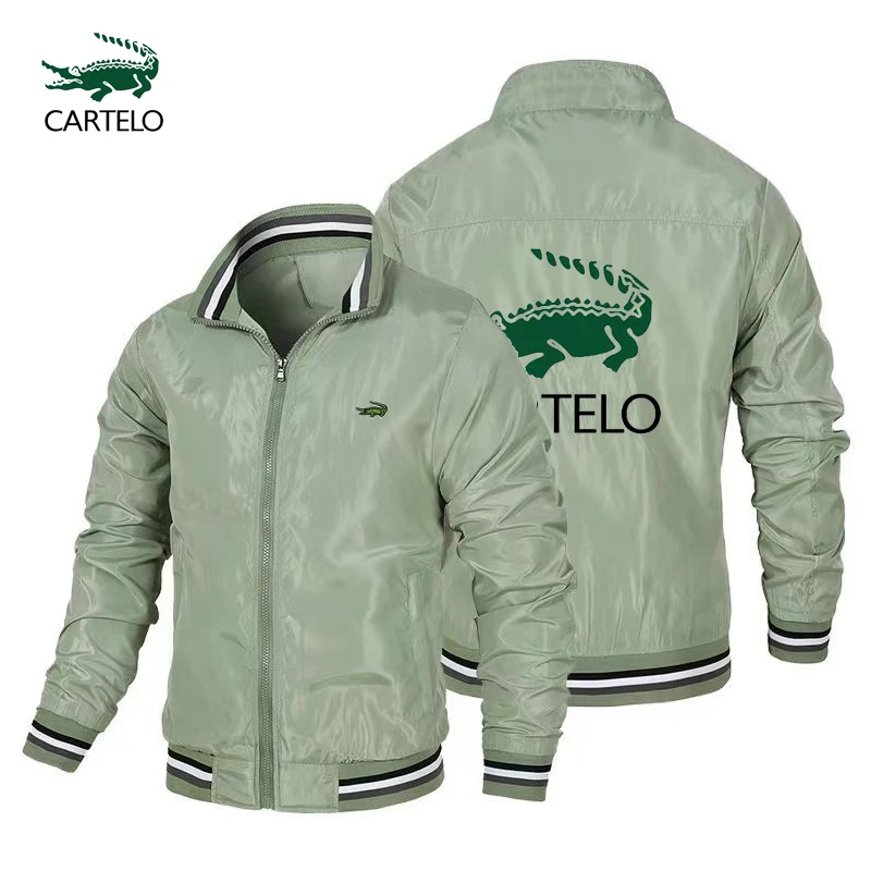 

CARTELO military Jacket Men Autumn Winter Outerwear Mandarin Sportswear Mens Casual Jackets for Male Coats Quality Bomber