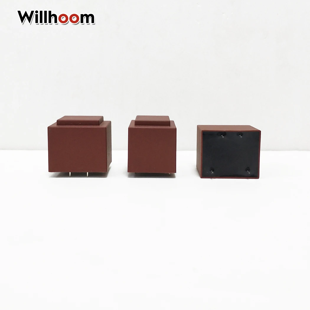Power transformer 2W resin potting input 220V 110V single output 12V 24V pure copper wire PIN type PCB waterproof IP67