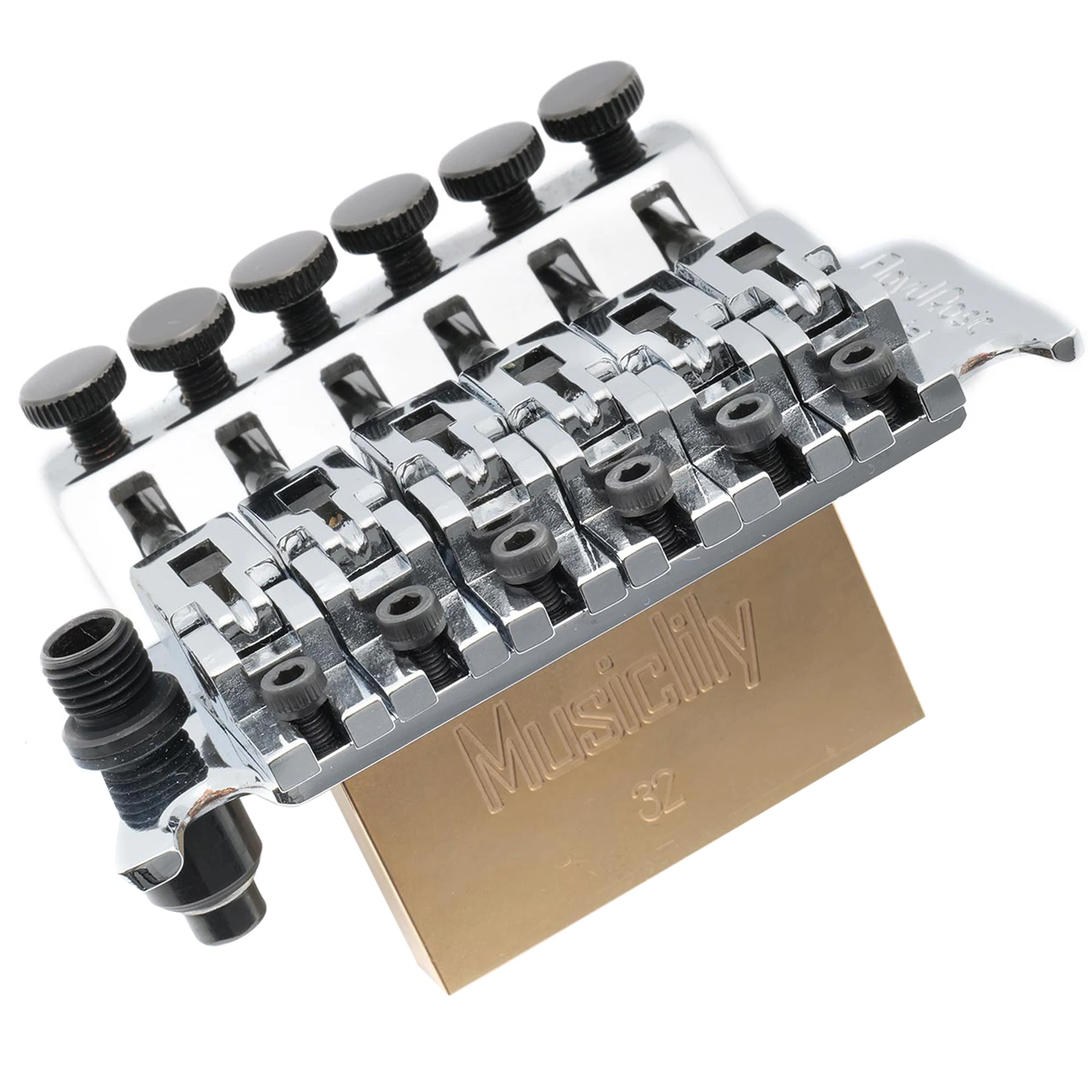 Musiclily Ultra 32mm/34mm/37mm/42mm Vollmassiver Messing/Stahlblock für E-Gitarre Floyd Rose Locking Tremolo Brücke – Detail 40