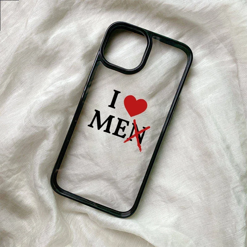 I Love My Partner Clear Phone Case - Romantic Design Cover