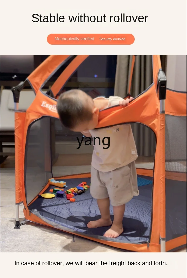 LMM Baby Tent Fence Exqline Game Fence Indoor Outdoor Small Apartment Fabric One-Click Installation Foldable