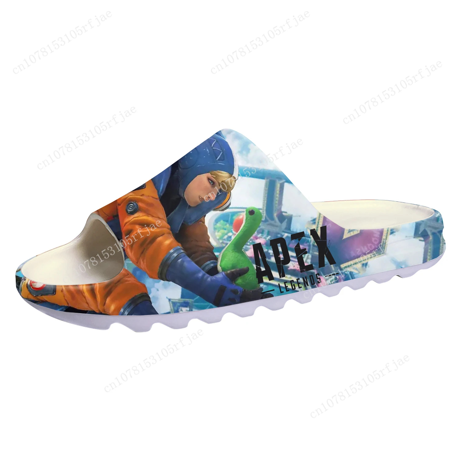 Cartoon Game Apex Legends Wattson Soft Sole Sllipers Mens Womens Teenager Home Clogs Fashion Custom Water Shoes on Shit Sandals