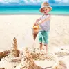 Children's Outdoor Beach Toys Funny Beach Funnel Toy Mold Storage Sand Digging Tool Gift Children's Sand Toys 6