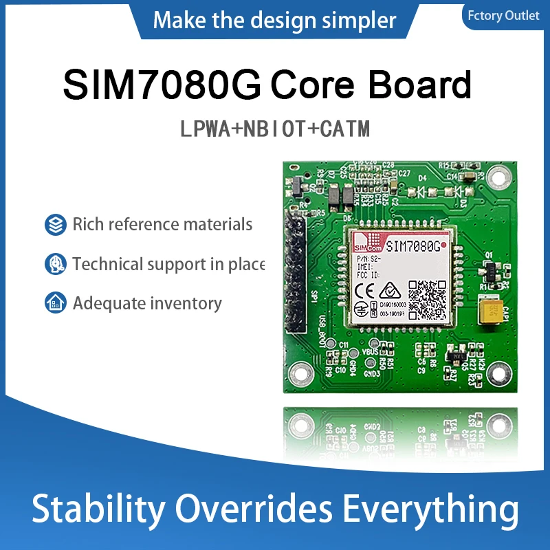 SIMcom SIM7080G LPWA NBIOT CATM Core Board 1PCS