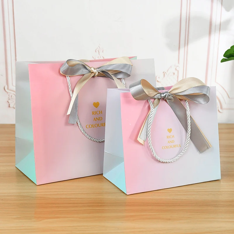 18/25cm Large Gift Bag Snack Cookie Candy Packing Bag Birthday Wedding Party Decoration... - SKU RPPB1828 - UGI Packaging