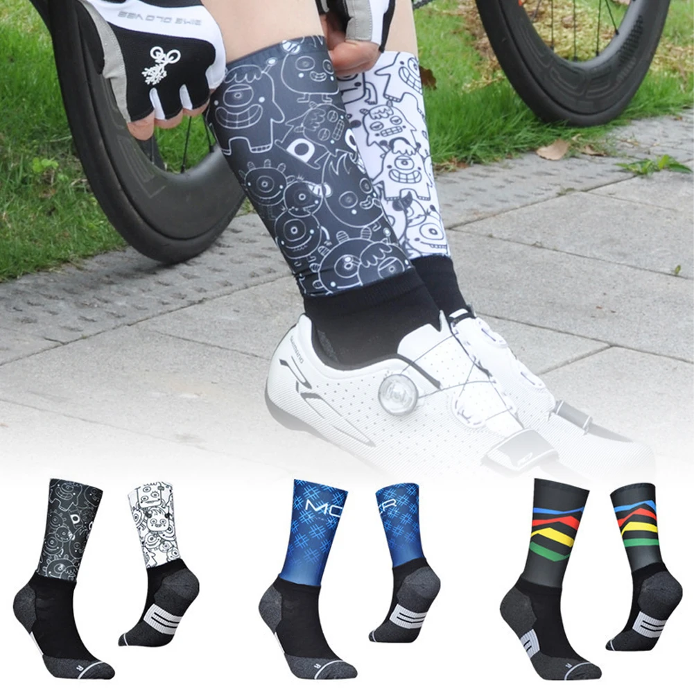 Anti Slip Professional Bike Socks Bicycle Compression Sport Sock Men