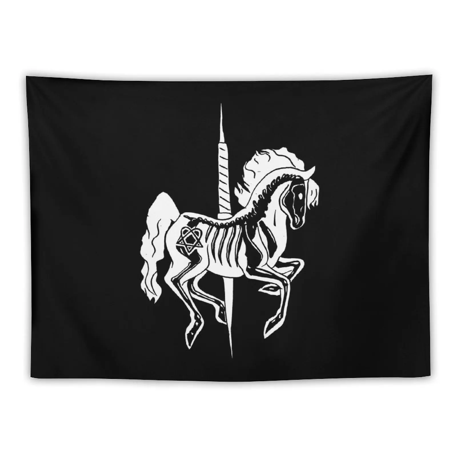 

Carousel Horse Tapestry Room Decorations Living Room Decoration Tapestry
