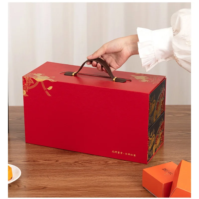 Customized Modern Mooncake Gift Boxes Luxury Magnetic Packaging Mooncake Box  - China Paper Box, Packing Box